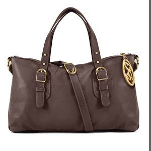 EUC Onna Ehrlich brown textured leather purse